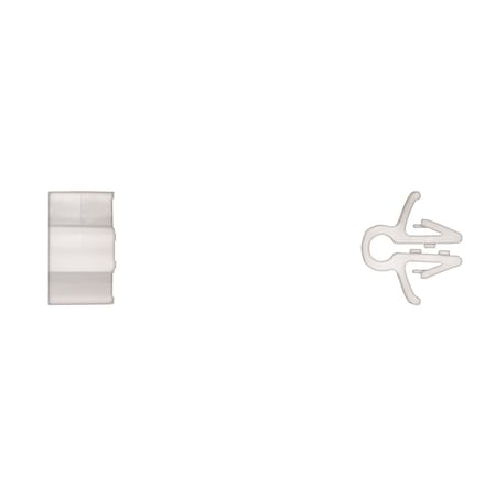 Ntrl Nyln Door Rod Clips 6mm Rod Size 7m MPN:10114PK