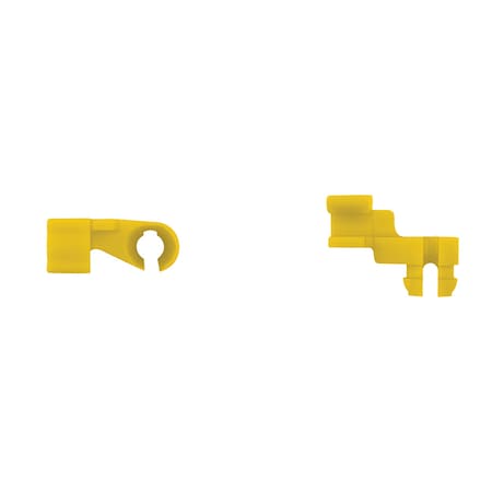 Ylw Nyln Door Rod End Clip 5.0mm Rod Siz MPN:10117PK