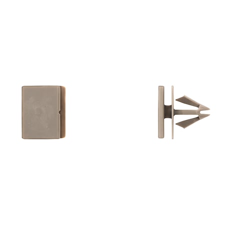 Gray Nyln Moulding Clips 7/16