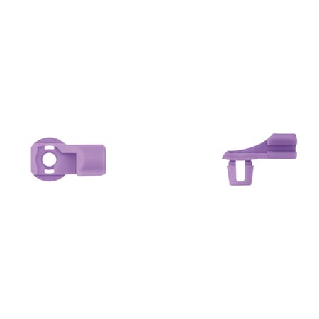 Purple Nyln Door Rod End Clip 3.5mm Rod MPN:10198PK