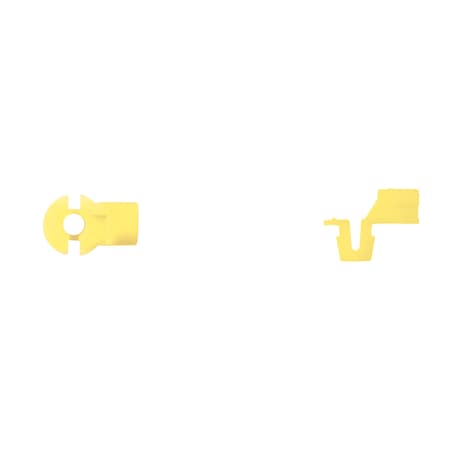 Ylw Nyln Door Rod Clips 4.2mm Rod Size R MPN:10200PK