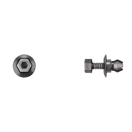 Blk Nyln HexScrew Retainer 8mm Hole MPN:10207PK