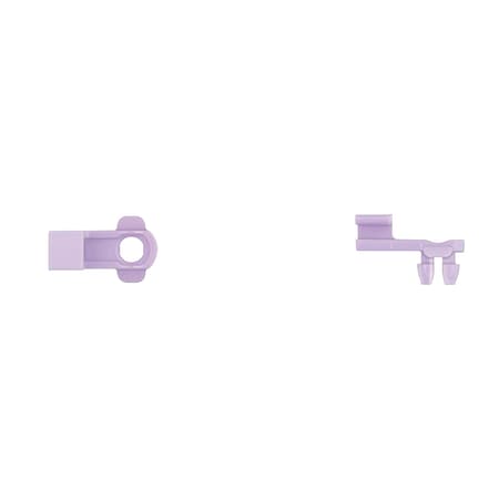 Purple Nyln Door Rod End Clip 4.2mm Rod MPN:10216PK