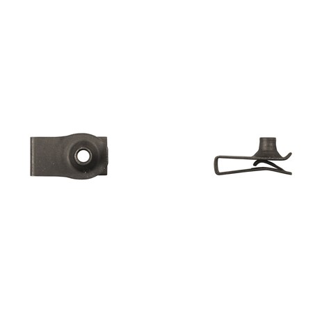 Blk Short Extruded U Nuts 4-.70mm Panel MPN:1021PK