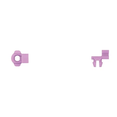 Purple Nyln Door Rod End Clip, 3.5mm Rod MPN:10228PK