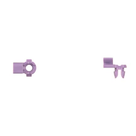 Purple Nyln Door Rod End Clip 3.4mm Rod MPN:10229PK