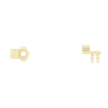 Ylw Nyln Door Rod End Clip 4.0mm Rod Siz MPN:10231PK