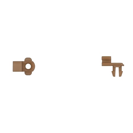 Brwn Nyln Door Rod End Clips 3.5mm Rod MPN:10235PK