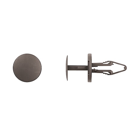 Blk Nyln Push Type Ret 6.5mm Hole Size 22mm Stem MPN:10367PK