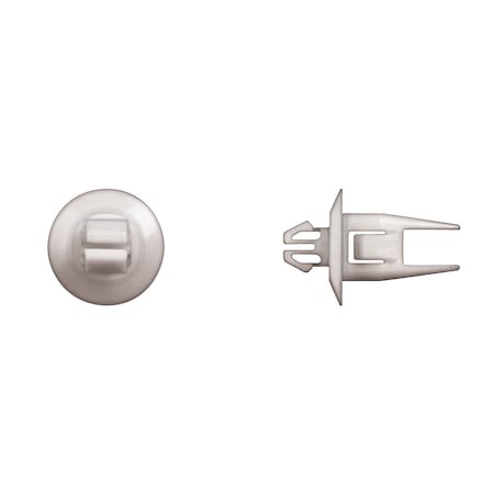 Wht Nyln Moulding Clips 9X12mm Hole 20mm MPN:10394PK