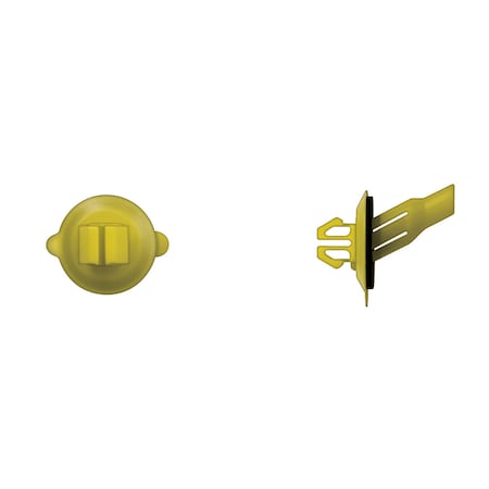 Ylw Nyln Moulding Clips 8mm Hole Size 20 MPN:10397PK