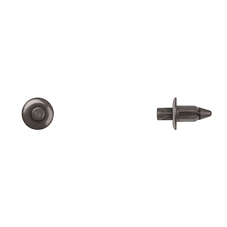 Blk Nyln Push Type Ret 6mm Hole Size 8mm MPN:10656PK