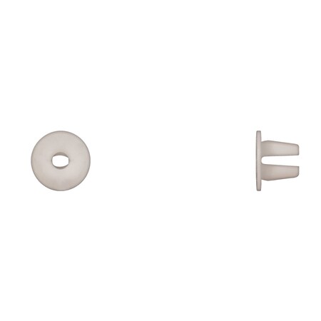 Ntrl Nyln Screw Grommets No 10 Screw Size 9mm Hole Size PK25 MPN:10659PK