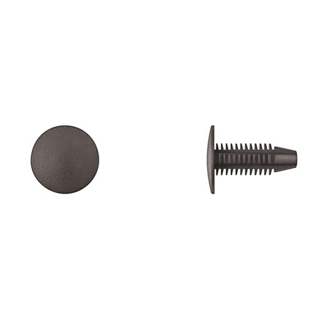 Blk Nyln Radiator Retainer 7.6mm Hole Si MPN:10675PK
