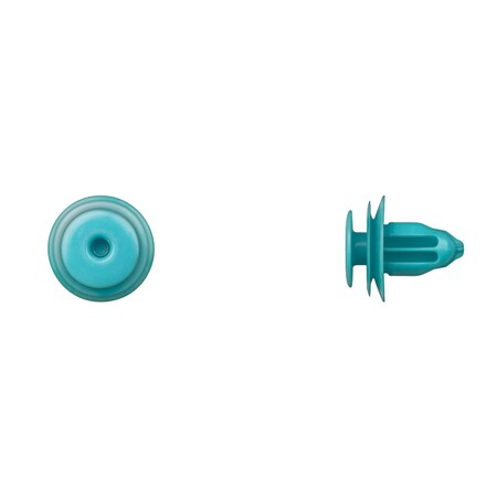Turquoise Nyln Door Trim Ret 8.5mm Hole MPN:10687PK