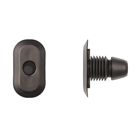Blk Nyln Bumper Retainers 16mm Hole Size MPN:10734PK