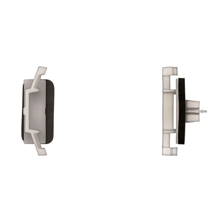 Wht Nyln Drip Moulding Clip 4X9mm Hole S MPN:10742PK