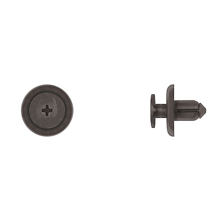 Blk Nyln Mud Guard Ret 8mm Hole Size 9mm MPN:10747PK