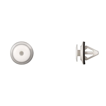 Wht Nyln Door Panel Ret 10mm Hole Size 1 MPN:10749PK