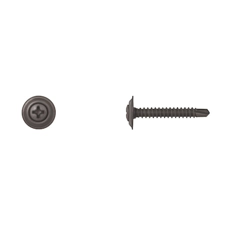 Blk Tek Pnt Sems Screws 8X1-1/4