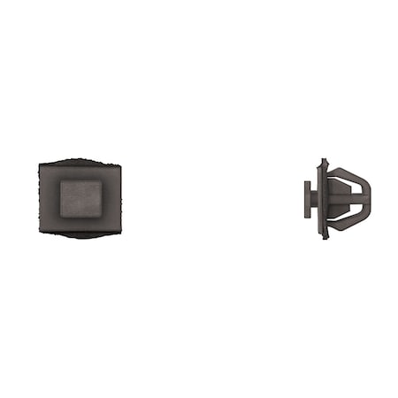Blk Nyln Moulding Clips 12.70mm Hole 13m MPN:10784PK