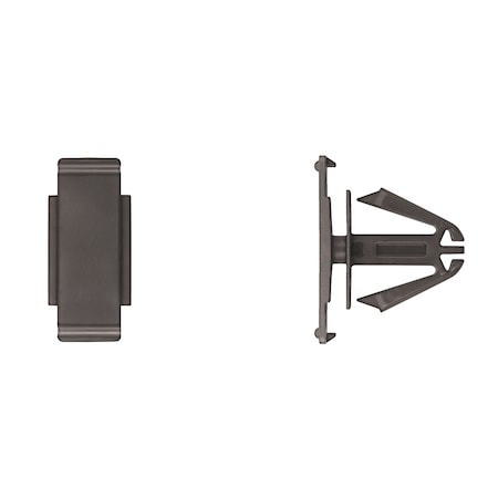 Blk Nyln Bumper Mldg Clips 15mm Hole Siz MPN:10800PK