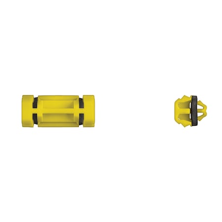 Ylw Nyln Reveal Mldg Clips 6mm Hole Size MPN:10804PK