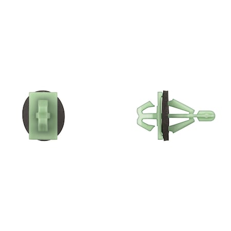 Grn Nyln Reveal Mldg Clips 8mm Hole Size MPN:10805PK