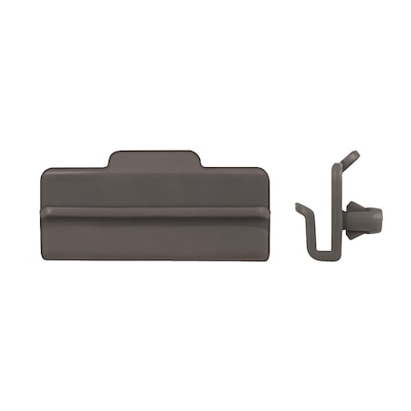 Gray Nyln Bumper Mldg Clips 5mm Hole Siz MPN:10806PK