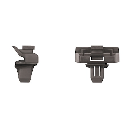 Blk Nyln Bumper Mldg Clips 9mm Hole Size MPN:10807PK