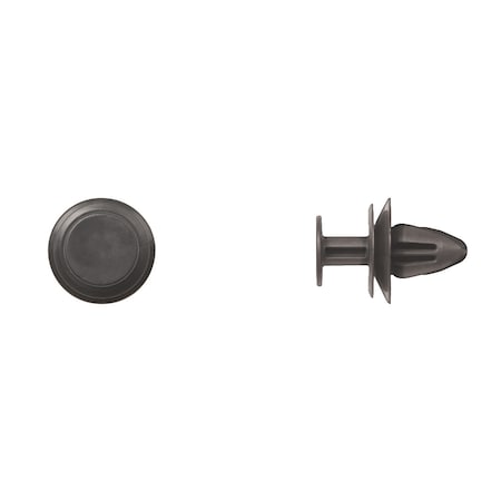 Blk Nyln Trim Panel Ret 9.5mm Hole 12mm MPN:10824PK