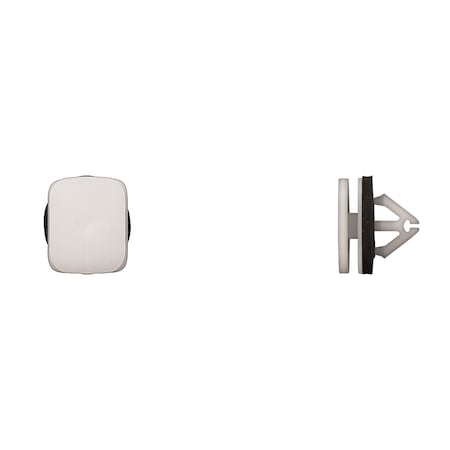 Wht Nyln Moulding Clips 9mm Hole Size 11 MPN:10913PK