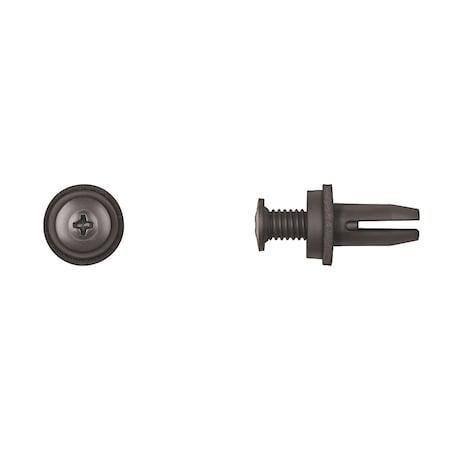 Blk Nyln Bumper Retainers 8mm Hole Size MPN:10914PK