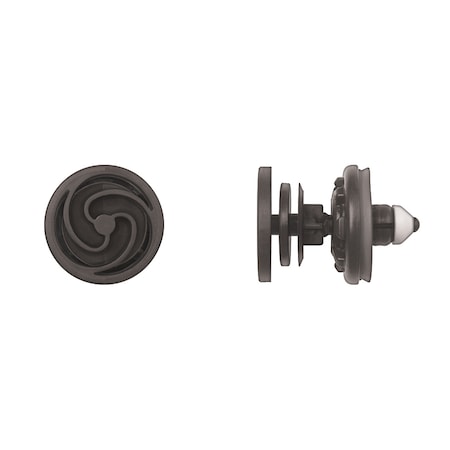 Blk Nyln Door Panel Clips 8mm Hole Sz MPN:10920PK