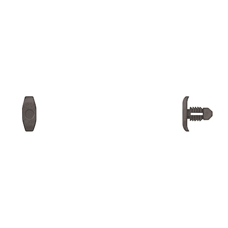 Blk Nyln Weatherstrip Ret 4.5mm Hole Siz MPN:10929PK
