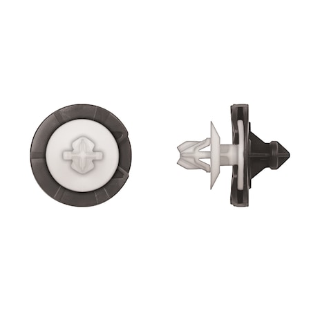 Ntrl/Blk Nyln Retainers 8mm Hole Size 11 MPN:10930PK