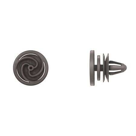 Blk Nyln Trim Panel Ret 8mm Hole Size 12 MPN:10931PK
