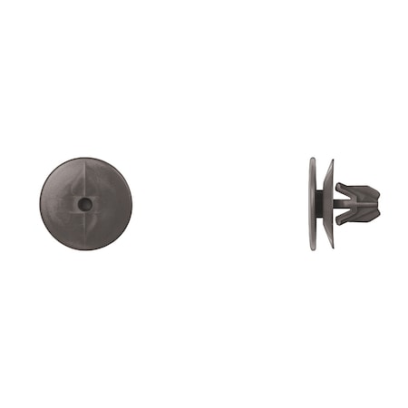 Blk Nyln Door Panel Clips 7.5mm Hole Siz MPN:10932PK
