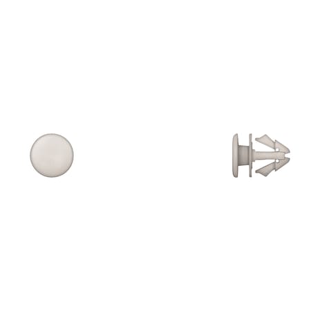 Wht Nyln Fender Mldg Clips 9mm Hole Size MPN:10939PK