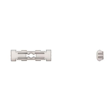 Wht Nyln Roof Mldg Clips 9mm Wide 31mm L MPN:10951PK