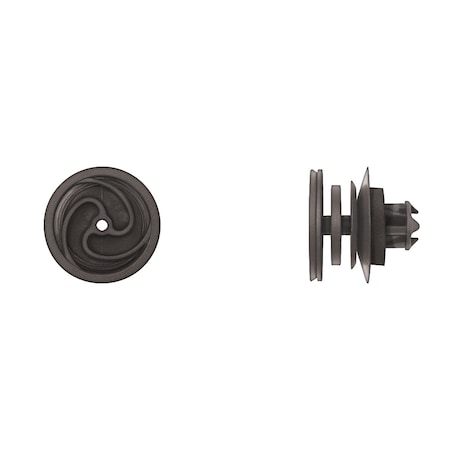Blk Nyln Door Panel Ret 10mm Hole Size 1 MPN:10952PK