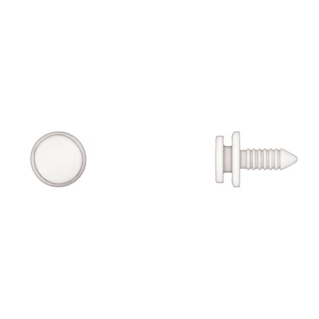 Ntrl Nyln Panel Retainers 6mm Stud Size MPN:10958PK