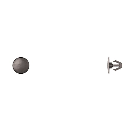 Blk Nyln Hood Seal Ret Clip 5mm Hole Siz MPN:10979PK
