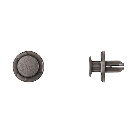 Blk Nyln Cowl Push Type Ret 8mm Hole Siz MPN:11019PK