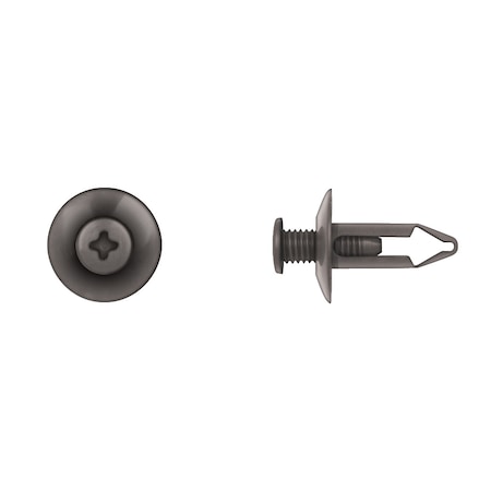 Blk Nyln Phllp Screw Ret, 8mm Hole Size 2 MPN:11024PK