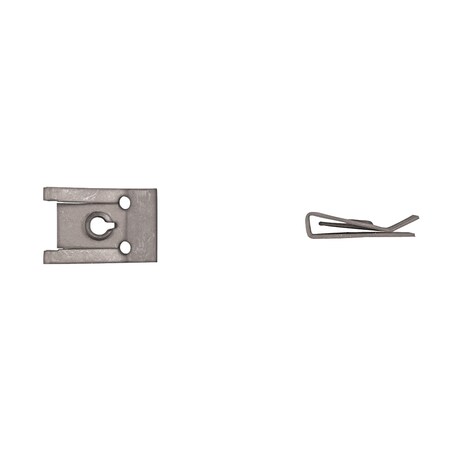 Blk Short Type U Nut 8 Screw Size P/R .025