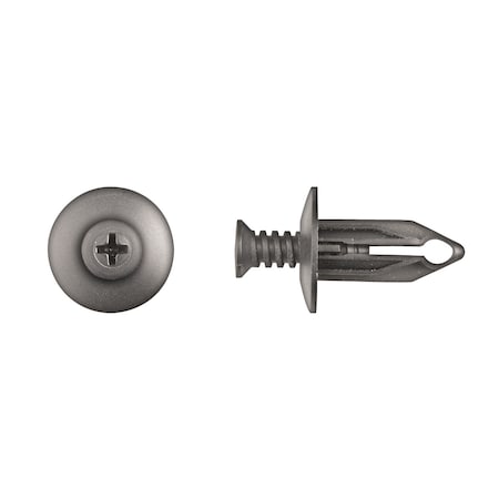 Blk Nyln Phllp Screw Ret 13/32