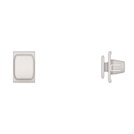 Wht Nyln Door Mldg Clips 11mm Hole Size MPN:11146PK