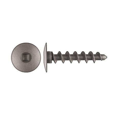 Blk Nyln Fascia Screws, 9.2mmx45mm Sq Dri MPN:11178PK25