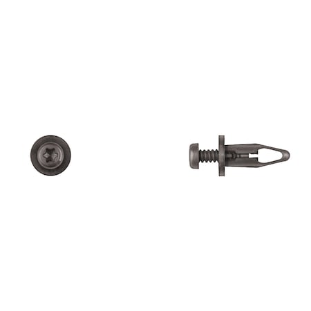 Blk Nyln TorxScrew Ret 6mm Hole Siz MPN:11196PK